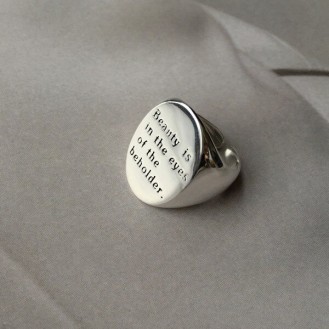 J598 SILVER COLOUR WITH LETTERS STAINLESS STEEL J598 SILVER COLOUR WITH LETTERS STAINLESS STEEL